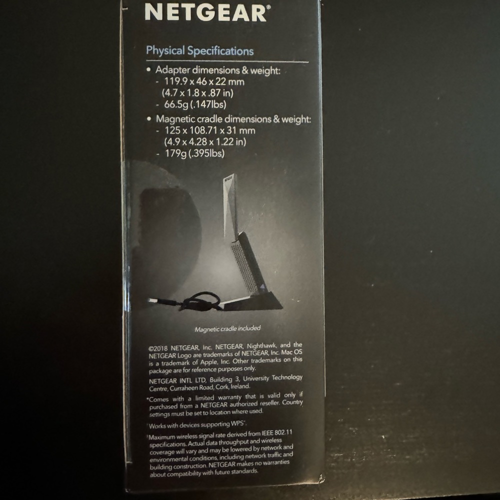 NETGEAR AC1900 Wi-Fi Adapter for Desktop PC - Picture 2 of 4